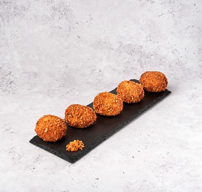 Croquetas de pollo rebozada en panko 