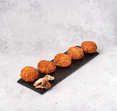Croquetas de setas trufadas rebozada en panko 